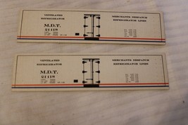 HO Scale Vintage Set of Box Car Side Panels, MDT Merchants Despatch 21118 - £11.99 GBP