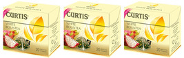 Curtis White Tea White Bountea Set Of 3 Boxes X 20 = 60 Pyramids Us Seller - £12.45 GBP