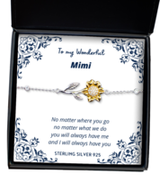 To my Mimi, No matter where you go - Sunflower Bracelet. Model 64036  - $39.95