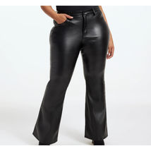 Good American Faux Leather wide legs Pant plus size 22 - $117.81
