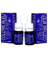 2PK~GENUINE ORIGINAL COLLYRE BLEU BLUE LAITER  eye drops10ml (Exp. 01/2025) - $61.78 CAD