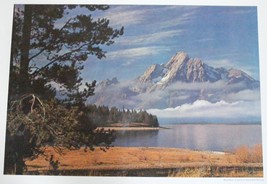 Landscape Poster, 14&quot;x20&quot;,  Mount Moran Grand Teton National - £3.99 GBP
