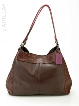 Coach Lexy exotic Leather Carryall shoulder bag! - $132.66