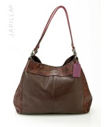 Coach Lexy exotic Leather Carryall shoulder bag! - $132.66