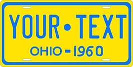 Ohio 1960 Personalized Tag Vehicle Car Auto License Plate - £13.17 GBP