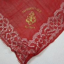 Vintage WWII US Navy Handkerchief San Francisco California &quot;Mother&quot; 11 x 10 in - £7.87 GBP