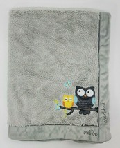 Koala Baby Blanket Owl be Cherished Gray Plush Thick Warm Security Unise... - $14.99