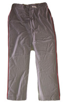 Johnny Mac’s Sz Small Mens Adult Grey/Scarlet Piped Baseball/Softball Pants-NEW - £21.27 GBP