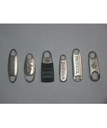 Lot of (6) Assorted Luggage Replacement Zipper Pulls - $10.00