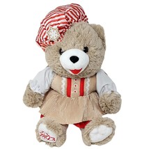 Snowflake 2023 Plush Christmas 19&quot; Teddy Bear, Gingerbread Girl - £31.03 GBP