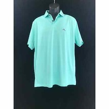 Men&#39;s green polyester polo shirt Tommy Bahama UPF 30 M New - $40.49