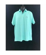 Men&#39;s green polyester polo shirt Tommy Bahama UPF 30 M New - £31.83 GBP