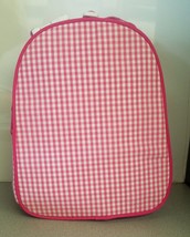 WB Fashion Print Canvas Insulated Lunch Bag in Pink Gingham - £10.95 GBP