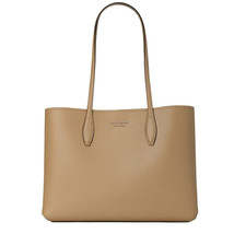Kate Spade All Day Large Tote Beige Taupe Leather Pouch PXR00297 NWT $248 Retail - £87.57 GBP