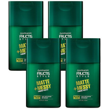 4-Pack New Garnier Fructis Style Matte &amp; Messy Liquid Hair Putty for Men, 4.2 Oz - £22.90 GBP