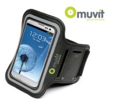 Muvit Sports Armband Case for Samsung S3, S4 &amp; Blackberry Z30 - Grey - £13.83 GBP