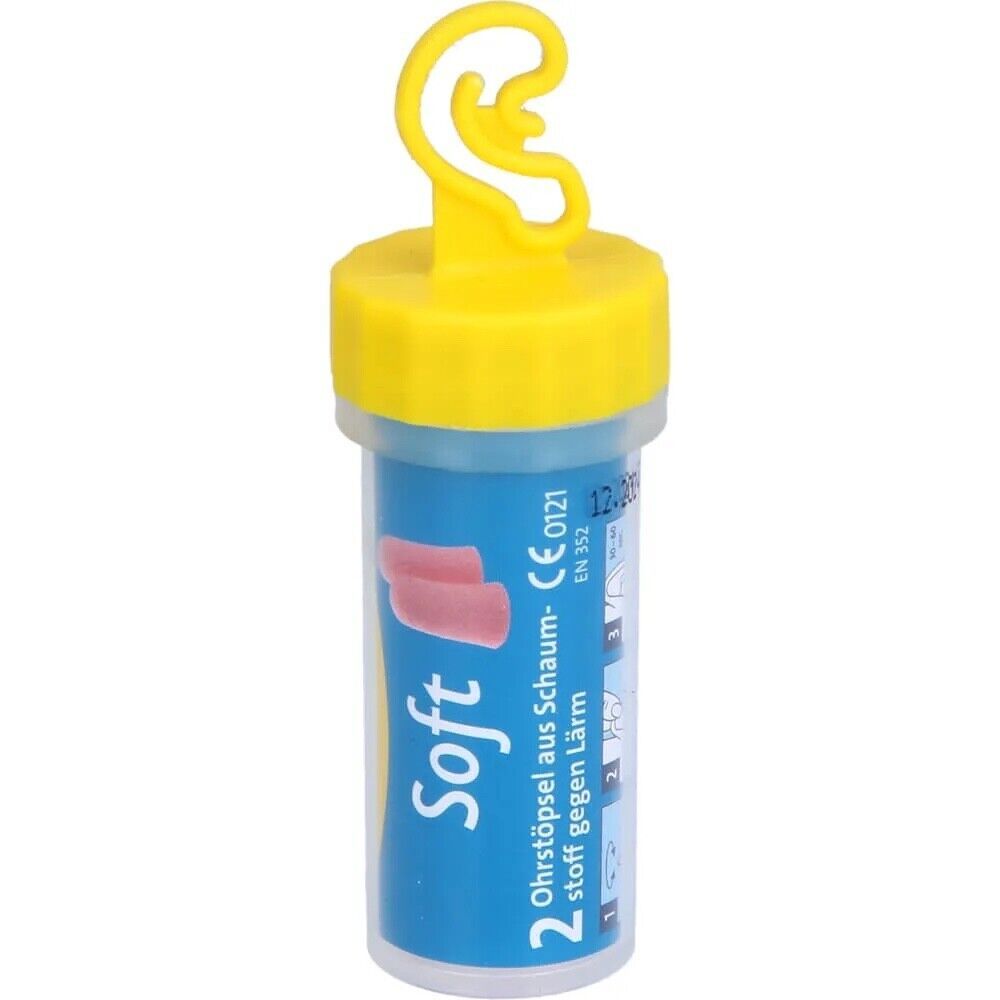 Ohropax SOFT ear plugs TO GO 2ct./1 can made in Germany FREE SHIPPING - $8.90