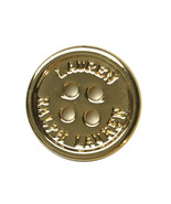 Ralph Lauren Gold color Metal logo Replacement Sleeve  button .60&quot; RL602249 - £3.77 GBP