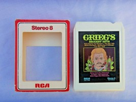 Vintage 8 Track Tape Grieg&#39;s Biggest Hits Rca Stereo 8 - £7.70 GBP