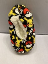 Boys Slipper Socks Pokemon Fuzzy Babba Kids  - $15.98