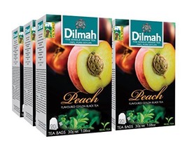 Dilmah, Fun Tea, Single-Origin Pure Ceylon Ethical Tea, Peach, 20 Count ... - $23.80
