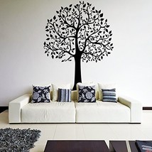 ( 47&#39;&#39; x 37&#39;&#39;) Vinyl Wall Decal Beautiful Huge Tree with Leaves / Nature Art ... - £39.38 GBP