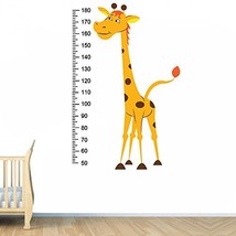 (37&#39;&#39; x 56&#39;&#39;) Vinyl Wall Decal Giraffe / Baby Growth Height Chart Measurement... - £56.16 GBP