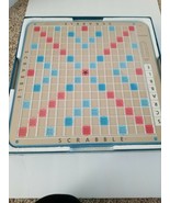 SELCHOW &amp; RIGHTER 1977 Deluxe Scrabble Game Turntable Edit., missing 1 t... - $27.67