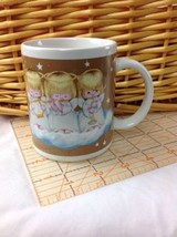 Hallmark Collectible Three Angels Lane Instruments Coffee Mug Flute Harp Horn - $9.49