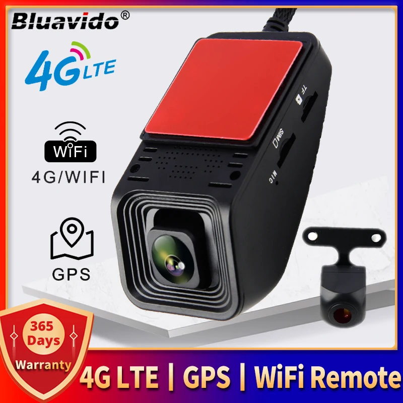 Bluavido 4G Mini Dash Camera With Front + Rear Cam Recording 24H Parking WiFi - £89.10 GBP+