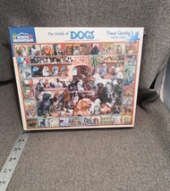 New White Mountain The World Of Dogs 1000 Peice Puzzle Factory Sealed  - $14.25