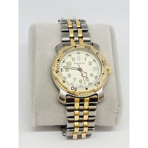 Victorinox Swiss Army Stainless Watch Silver &amp; Gold Tones Unisex Vtg Unisex - €47,76 EUR