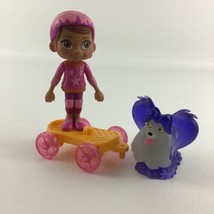 Disney Jr Vampirina Friend Figure Topper Poppy Skateboard Pet Wolfie Toy Lot - £13.05 GBP