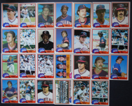 1981 Topps Cleveland Indians Team Set of 27 Baseball Cards - £5.51 GBP