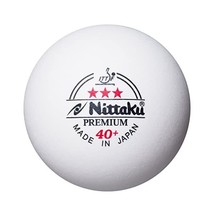 Nittaku Premium 3 Star Table Tennis Balls - White  - $51.79 CAD