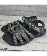 Viakix Acadia Hiking Walking Sandal Womens 9 Adjustable Straps Comfort Gray - $24.74