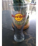 Hard Rock Cafe New York Clear Pilsner Beer Glass 8.5&quot; Tall 20 oz Collect... - £9.39 GBP