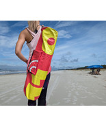 Recycled Yoga Bag Red Upcycled Yoga Mat Bag Ecofriendly Yoga Pilates Bag - $0.00