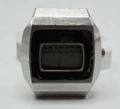 Seiko 1970&#39;s LCD 0124-0019 Mens Wrist Watch For Parts - $24.74