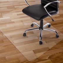 Clear Chair Mat, Hard Floor Use, 48&quot; X 30&quot; Transparent Office Home Floor... - £49.67 GBP