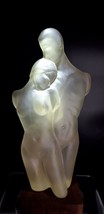 VTG Mirage Ltd. Signed Art Lovers Male &amp; Female Acrylic Sculpture / Statue - £193.13 GBP