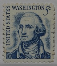 Vintage Stamps American America Usa States 5 C Cent Washington Stamp X1 B10 - £1.39 GBP
