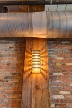 Wine Barrel Ring Wall Sconce - Ladder to Heaven - Made from CA wine barrel rings - £262.65 GBP