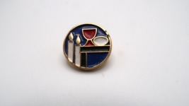 Vintage Religious Challace Lapel Pin 2cm - £7.74 GBP