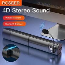 Small Speaker Subwoofer USB with Microphone Bluetooth Wired Universal - $24.00+