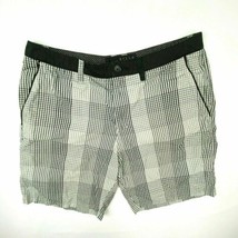 Billabong men&#39;s casual shorts size 34 multicolor plaid AA17 - £7.77 GBP