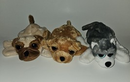8 Puppy Dog Plush Hand Puppets Caltoy Stuffed Animal Toy Lot Brown Gray ... - $49.45