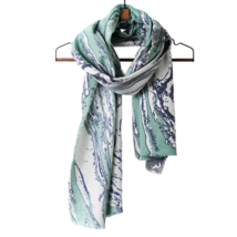 Anyyou Scarf Green Neck Wrap Plus Cashmere Soft Fluffy Feel Shawl Perfect - £19.18 GBP