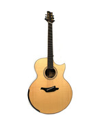 Acoustic jumbo guitar with fanned frets by handcraft with bag - £841.08 GBP