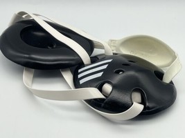 Wrestling Black Adult Ear Guard Adidas Performance Response W/ White Chin Strap - $19.99